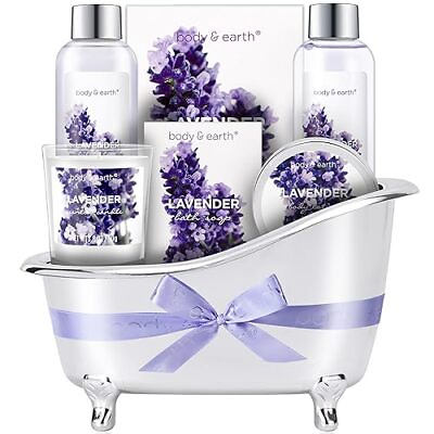 #ad #ad Gift Set for Women Christmas Gift Baskets for Women Women Bath Set Lavender Spa $33.29