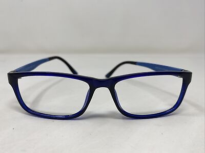 #ad Success:Xpl ADEN BLUE 54 16 140 Blue Plastic Full Rim Eyeglasses Frame FX77 $35.00