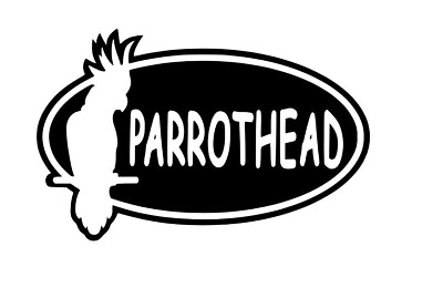 #ad Parrot Head Decal for Car Margaritaville Jimmy Buffet Fins Up Macaw Sticker $4.99