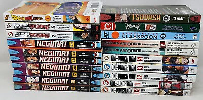 #ad Assorted Lot Bundle Of ANIME MANGA BOOKS VARYING CONDITION LOT OF 20 $75.00