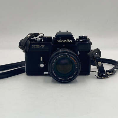 #ad Minolta XE 7 35mm Film Camera With 50mm F 1.4 Lens $169.99