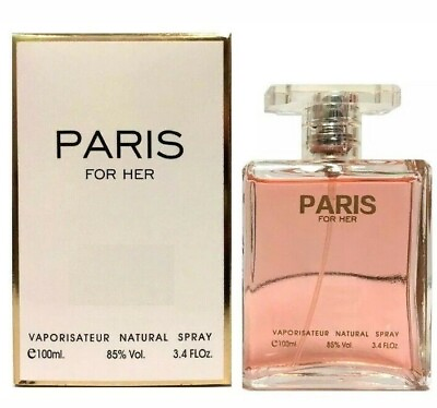 New PARIS FOR HER Eau de Parfum Spray 3.4 oz by Secret Plus PRETTY LASTING SCENT $8.95