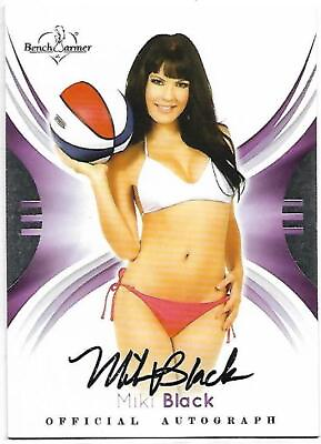 #ad Miki Black Bench Warmer 2014 Signature Series Authentic Autograph Card 46 $8.00