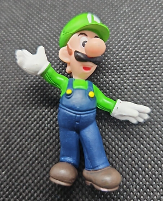 #ad Nintendo Luigi Figure Super Mario Bros Toy Cake Topper $10.00