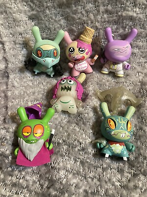 #ad LOT OF 6 ASSORTED KIDROBOT VINYL TOYS DUNNY BLIND BOX $42.99