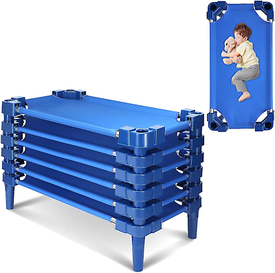 #ad Stackable Daycare Cots for Kids Portable Toddler Nap Cot for Sleeping Portable $194.99