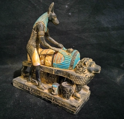#ad RARE ANCIENT EGYPTIAN ANTIQUE Statue God Anubis Lord Of Mummification Pharaonic $199.00