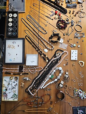 #ad Mystery Jewelry Lot Vintage Modern Wearable 4 Pieces Per Good Condition $7.00