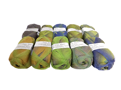 #ad Graceful Lace Yarn 10 Skeins Multicolor 3628 $49.99