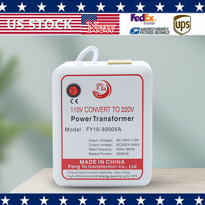#ad Power Only Step Up 110V To 220V Transformer Converter Adapter 3000W For Home $82.65