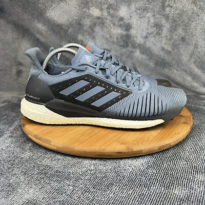 #ad Adidas Solar Glide ST Shoes Mens 10 Blue Steel Running Boost Sneakers CM8048 $44.98