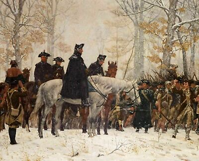 #ad George Washington At Valley Forge Revolution War art painting print $69.99