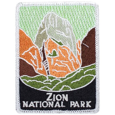 #ad Zion National Park Patch Springdale Virgin River Mojave Utah 3quot; Iron on $6.50