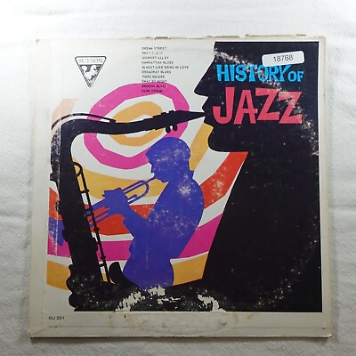 #ad Various Artists History Of Jazz Record Album Vinyl LP $5.77