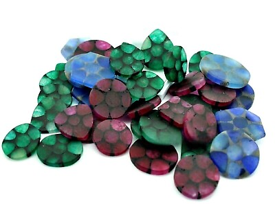 #ad Certified 200 Ct Natural Trapiche Emerald Ruby Sapphire Rare Loose GEMSTONE LOT $103.73
