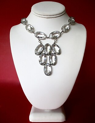 #ad Vintage Rock Crystal Quartz Necklace Boho Shabby Chic $875.00