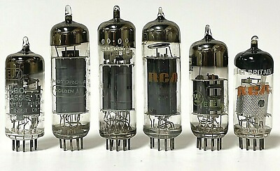 #ad Tested Mixed Brand amp; Size Vintage Electron Vacuum Tube Lot of 6 $20.99
