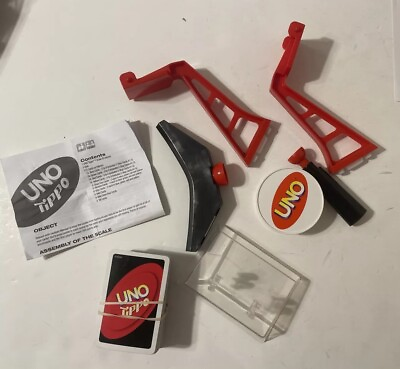 #ad UNO Tippo Game by Mattel 2009 Edition Lot of Game Parts Cards ONLY $9.99