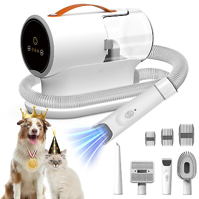 #ad AIRROBO PG100 Pet Grooming Vacuum with 5 Grooming Tools 12000Pa Suction Power US $69.99
