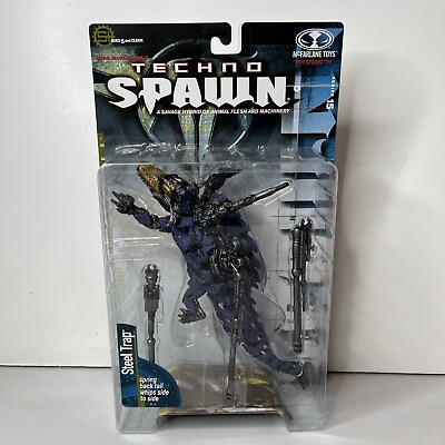#ad McFarlane Toys SPAWN Series 15 : Techno Spawn Steel Trap Figure New Sealed $24.70
