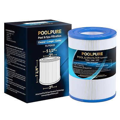 #ad POOLPURE PDM28 Spa Filter Replaces Aquarest Dream Maker 461273 Hot Tub Filter $19.99