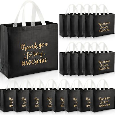 #ad #ad 24 Pcs Appreciation Gift Bags Bulk with Handles Inspirational Thank You Aweso... $49.88
