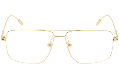 #ad Ermenegildo Zegna EZ 5225 030 Gold Slim Aviator Eyeglasses Frame 56 14 145 $211.60