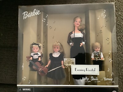 BARBIE EVENING RECITAL WITH KELLY STACIE AND TOMMY GIFT SET $70.00