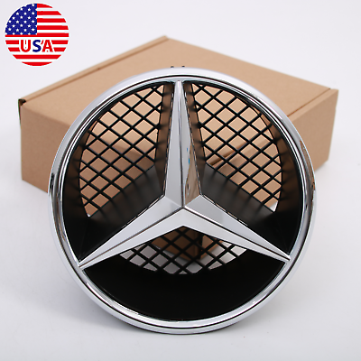 #ad Chrome Front Grill Star Logo Emblem For Mercedes Benz W204 C300 C350 C250 GLK350 $21.99