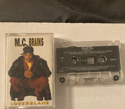 #ad MC Brains Loverslane Cassette Tape 1992 Lovers Lane M.C. Brains Tested $6.95