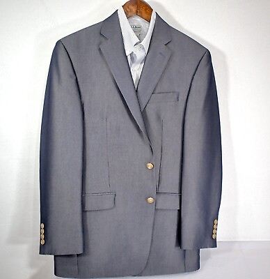 #ad Ralph Lauren Sport Coat Mens 40 Regular Iridescent Blue 2 Button Blazer NEW $74.49