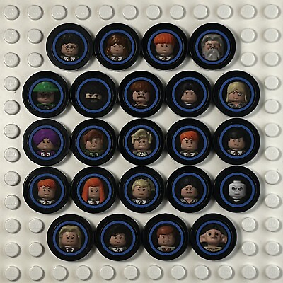 #ad LEGO Harry Potter Years 1 4 Video Game Minifigure Tokens 2010 Set of 23 $17.99