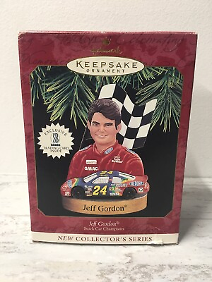 #ad Jeff Gordon NASCAR Hallmark Keepsake Ornament 1997 Stock Car Champions Series $8.99