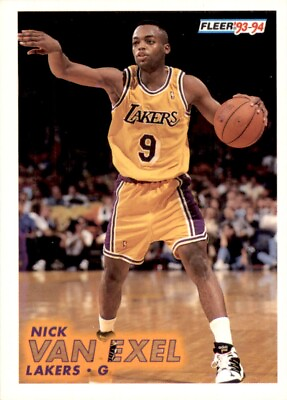 #ad 1994 95 Fleer Nick Van Exel Los Angeles Lakers #316 $1.49