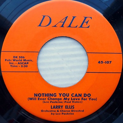 #ad LARRY ELLIS teen pop nearMINT DALE 45 NOTHING YOU CAN DO BUZZ GOES THE BEE ws103 $16.00