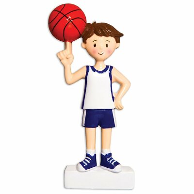 #ad Basketball Player Boy Personalized Christmas Ornament $14.95
