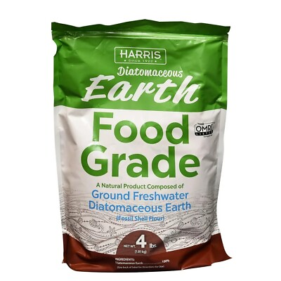 #ad Harris. Products Group Diatomaceous Earth Food Grade Natural 4 lb. $12.88