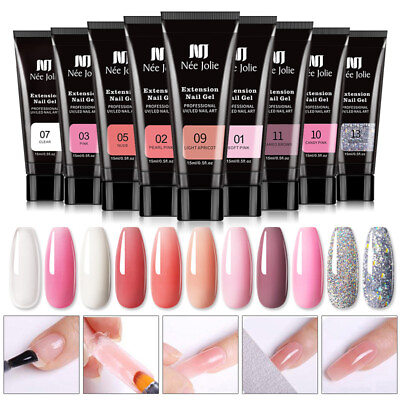 #ad 3D Quick Dry Nail Extension Gel Soak Off UV Clear Crystal Nail Art Building G $4.51