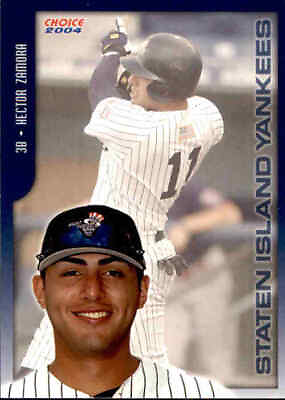 #ad 2004 Staten Island Yankees Choice #29 Hector Zamora Culver City California Card $12.99