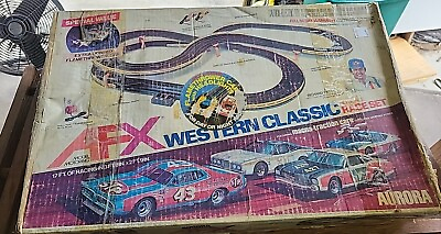 #ad Aurora AFX Western Classic HO Scale Race Set 2116 Complete Track No Cars $99.99