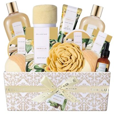 #ad Spa Gift Baskets for Women Spa Gifts for Women Birthday Gifts for Vanilla $52.39
