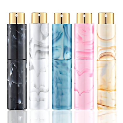 #ad 5 PCS Perfume Atomizer Bottles Set Refillable Mini Travel Size Empty Perfume... $29.03