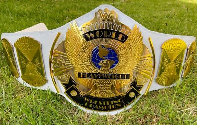 #ad White Winged Eagle World Heavyweight Wrestling Champions Replica Belt Adult 4MM $178.99