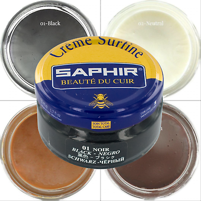 #ad Saphir Beaute Du Cuir Crème surfine 84 Colors Shoe Cream Polish 1.7 Fl.Oz. $11.95
