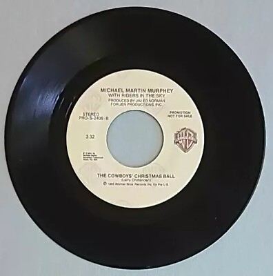 #ad 1985 Vinyl 45 Promo The Cowboys#x27; Christmas Ball amp; Colorado Christmas PRO S 2409 $8.99