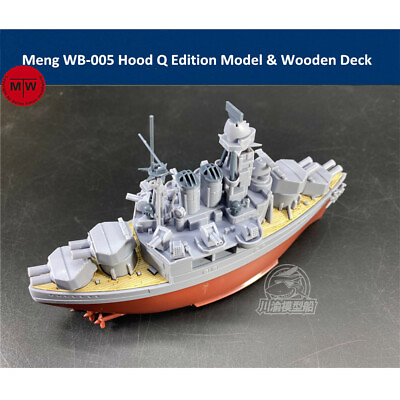 #ad Meng WB 005 Warship Builder Hood Q Edition Assembly Model Kit amp; Wooden Deck $35.00