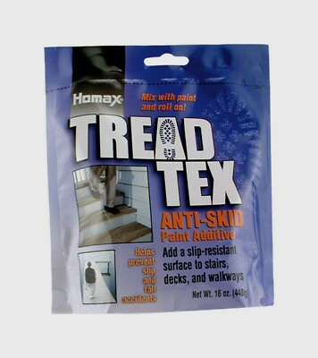 #ad Homax TREAD TEX White Anti Skid PAINT ADDITIVE Stairs Decks Walkways 8600 6 NEW $9.89