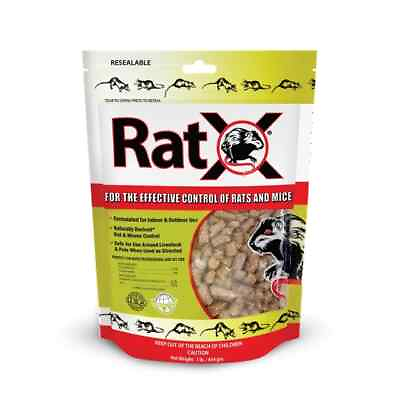 #ad RatX All Natural Poison Free Rat Mice Control 1 Lb Bag Multi Bag Discount $15.95