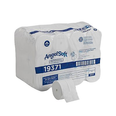 #ad Angel Soft Professional Series Compact Premium Embossed Coreless 2 Ply High，new $56.43