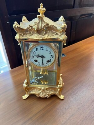 #ad Antique French Bronze Clock $1350.00